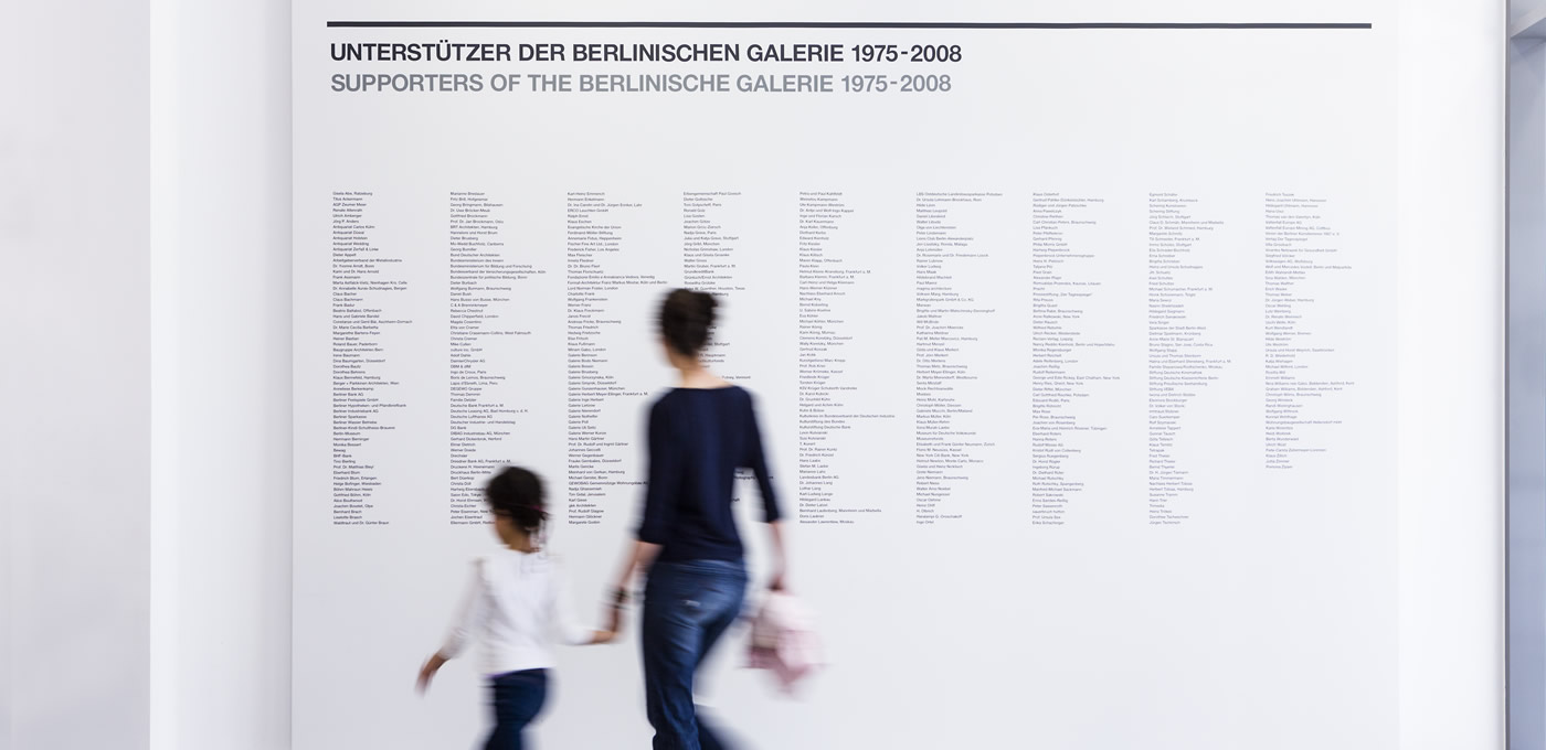 Ausstellungen der Berlinische Galerie - Corporate Identity