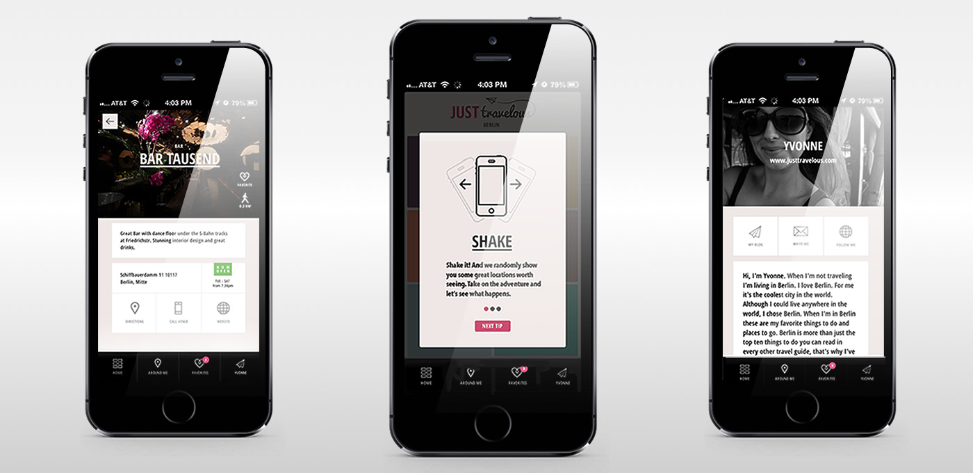 Just Travelous - App Entwicklung